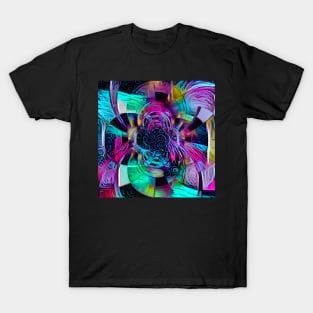 Colorful abstract fractal T-Shirt